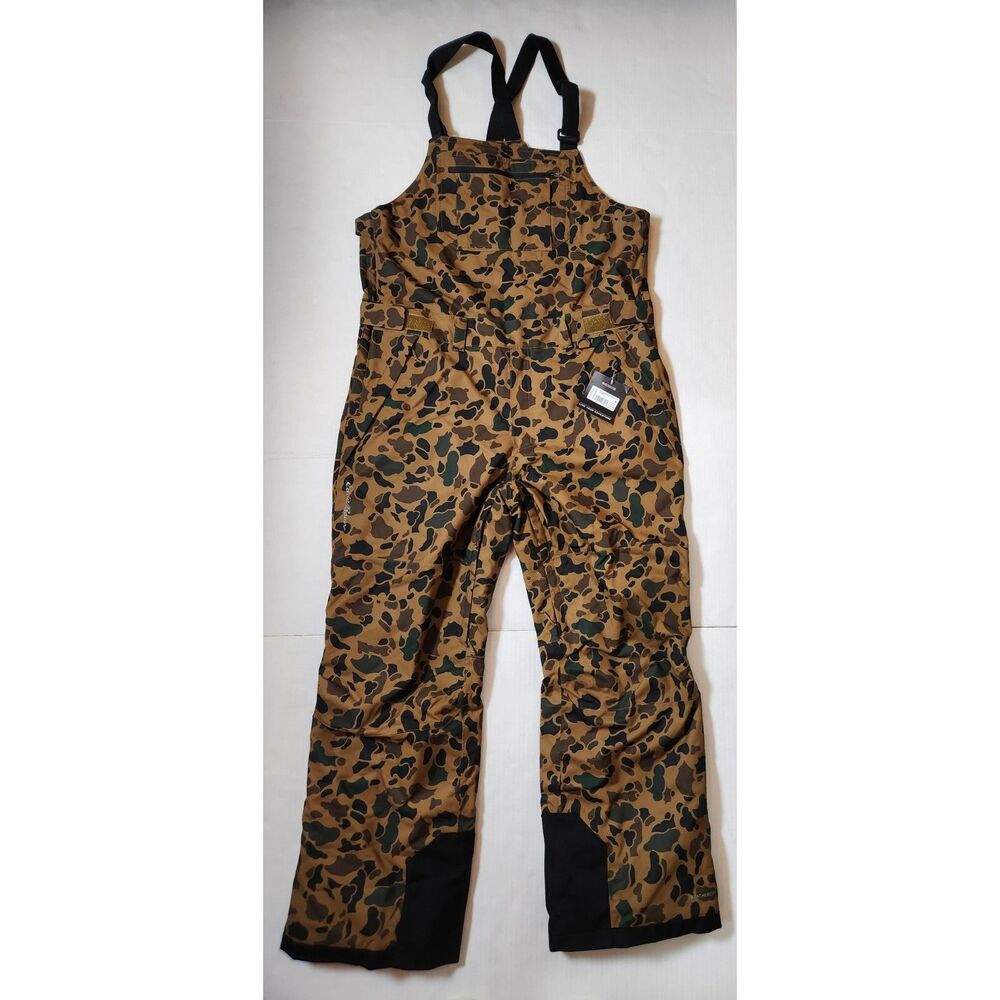 Eddie Bauer Powder Search Pro Insulated Bib Overalls Men’s Large Camo
